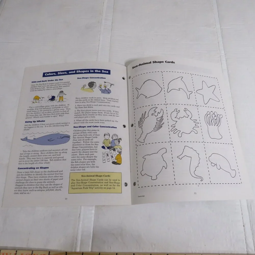 Under the Sea  BIG BOOK (almost 2 feet tall) with teacher pages CLASSROOM SIZE